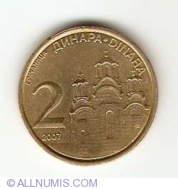 2 Dinari 2007 - nemagnetica