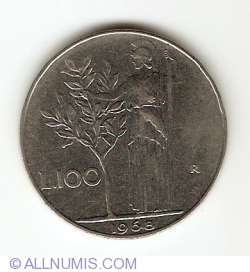 Image #1 of 100 Lire 1968