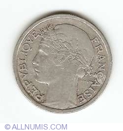 Image #2 of 1 Franc 1958 B