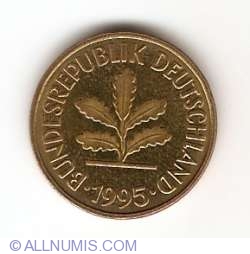 Image #2 of 5 Pfennig 1995 D