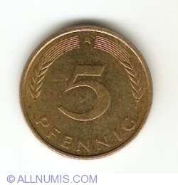 5 Pfennig 1992 A