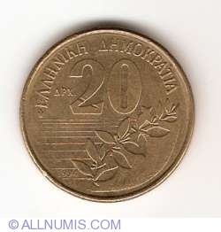 Image #1 of 20 Drachmes 1994