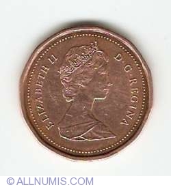 Image #2 of 1 Cent 1986