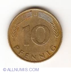 Image #1 of 10 Pfennig 1976 G
