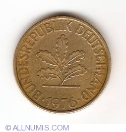 Image #2 of 10 Pfennig 1976 G