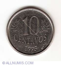 Image #1 of 10 Centavos 1995