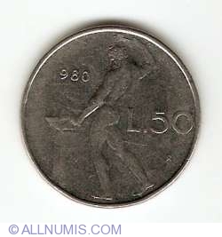 Image #1 of 50 Lire 1980