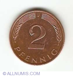 2 Pfennig 1980 J