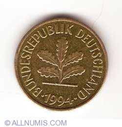 Image #2 of 5 Pfennig 1994 G