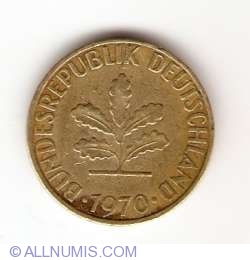 Image #2 of 5 Pfennig 1970 J