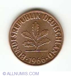 2 Pfennig 1966 F