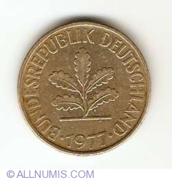 Image #2 of 10 Pfennig 1977 F