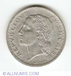 Image #2 of 5 Francs 1949