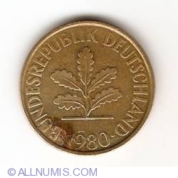 Image #2 of 10 Pfennig 1980 G