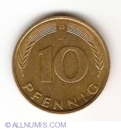 Image #1 of 10 Pfennig 1980 G