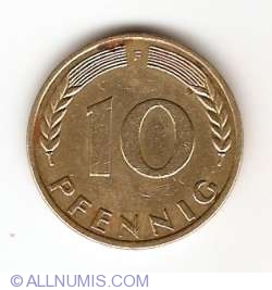 Image #1 of 10 Pfennig 1966 F