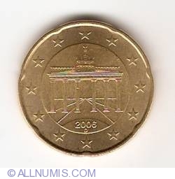 Image #2 of 20 Euro Cent 2006 D
