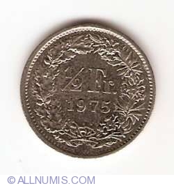 Image #1 of ½ Franc 1975
