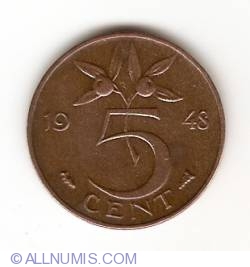 Image #1 of 5 Cents 1948