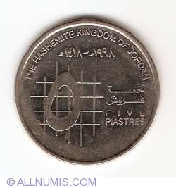 Image #1 of 5 Piastres 1998 (AH 1418)
