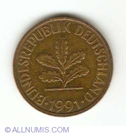 Image #2 of 10 Pfennig 1991 G