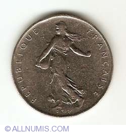 Image #2 of 1 Franc 1968