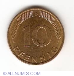 Image #1 of 10 Pfennig 1981 D