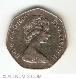 Image #2 of 50 New Pence 1980