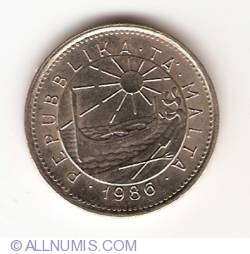 Image #2 of 5 Cents 1986