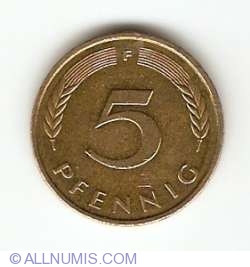 5 Pfennig 1993 F
