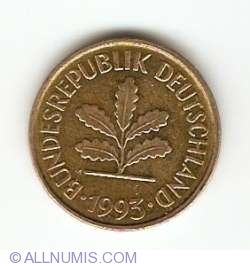 Image #2 of 5 Pfennig 1993 F