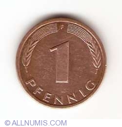 1 Pfennig 1989 F