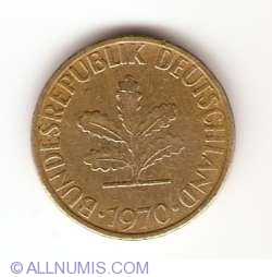 Image #2 of 5 Pfennig 1970 G