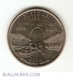 Image #1 of State Quarter 2003 D - Missouri
