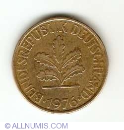 Image #2 of 10 Pfennig 1976 D
