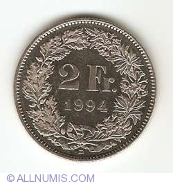 Image #1 of 2 Francs 1994