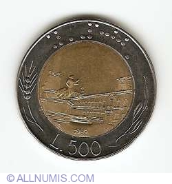 Image #1 of 500 Lire 1989