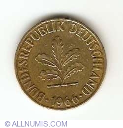 Image #2 of 5 Pfennig 1966 G