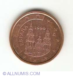 Image #2 of 2 Euro Cent 1999