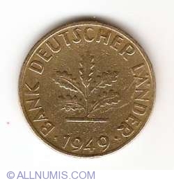 Image #2 of 10 Pfennig 1949 D
