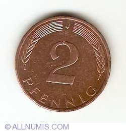 Image #1 of 2 Pfennig 1973 J