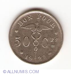 50 Centimes 1923 (Belgique)