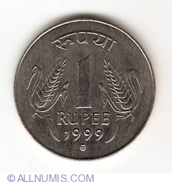 Image #1 of 1 Rupee 1999 (K)