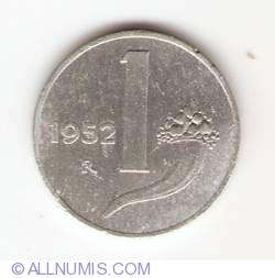Image #1 of 1 Lira 1952