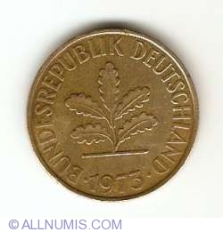 Image #2 of 10 Pfennig 1973 D