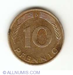Image #1 of 10 Pfennig 1980 D