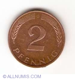 2 Pfennig 1989 G