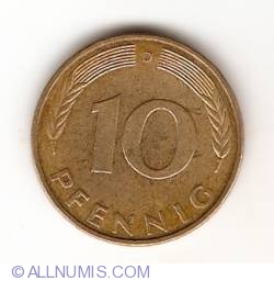 Image #1 of 10 Pfennig 1990 D