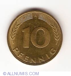 10 Pfennig 1991 A