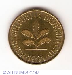 Image #2 of 10 Pfennig 1991 A